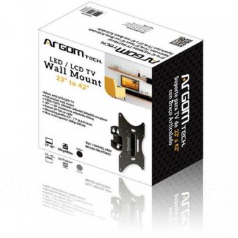 SOPORTE DE PARED ARGOM PARA TV 23-42 75X75   MOVIBLE  ARG-BR-1501