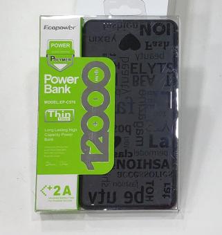 CARGADOR PORTATIL ECOPOWER 12000MAH EPC-576