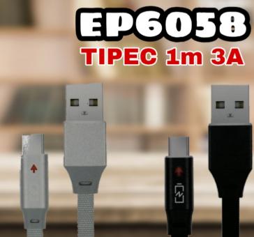 CABLE USB ECOPOWER EP-6058 TIPO C 1/3AMP