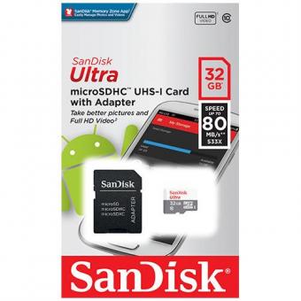MEMORIA SANDISK ULTRA 32GB CLASE 10